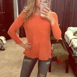 Coral sweater